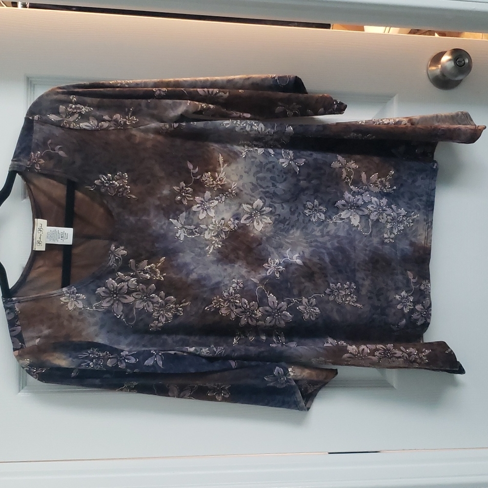 Long/mid length sleve blouse.